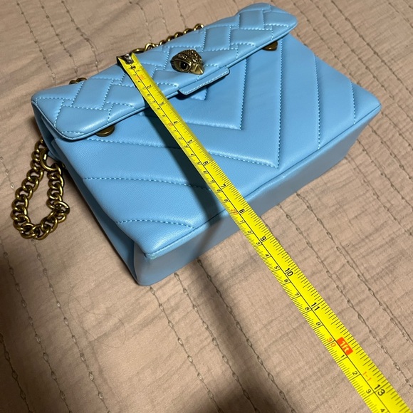 Kurt Geiger Light Blue Quilted Shoulder Bag - Picture 15 of 16
